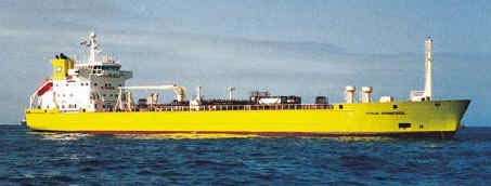 Tour Pomerol, chemical parcel tanker 10,400 dwt