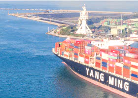 In the first quarter of 2024, the net profit of Yang Ming grew by +173,1 percent. 