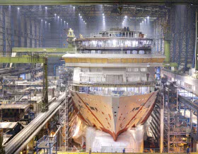 Freudenberg, Meyer Werft and Royal Caribbean are realizing a new fuel cell system for the naval sector 