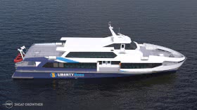 Liberty Lines ordena tres vehículos navales monocarena en el astillero español Armon 