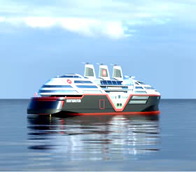 Bis 2030 wird ein neues Kreuzfahrtschiff mit elektrischer, Wind-und Solarenergie fertig sein. 