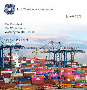 U.S. Chamber of Commerce urges Biden to step in to unlock labour talks at West Coast ports 