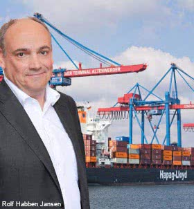 Habben Jansen (Hapag-Lloyd) : We will not present a counteroffer for HHLA, but we could reduce the eventful volumes in Hamburg 