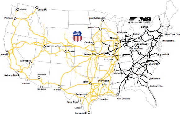 Union Pacific und Norfolk Southern haben heute eine Fusionsvereinbarung bekannt gegeben.