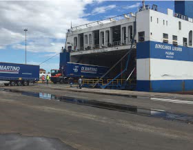 In the third quarter, freight traffic in the port of Taranto decreased by -22.9%