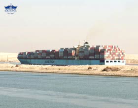 Un barco de Maersk Line ha regresado a transitar por el Canal de Suez