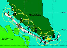Nuevo récord anual de tráfico marítimo en los estrechos de Malaca y Singapur